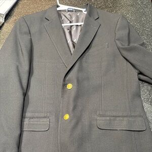 Nautica Black Blazer with Gold Buttons